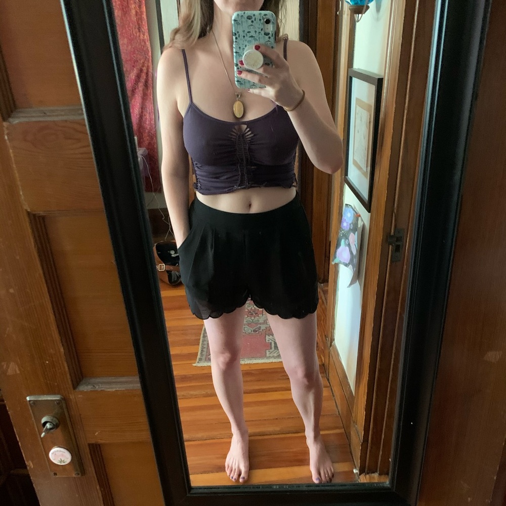 Black shorts